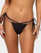 EDIKTED Saphie Bead String Bikini Bottoms image number 1
