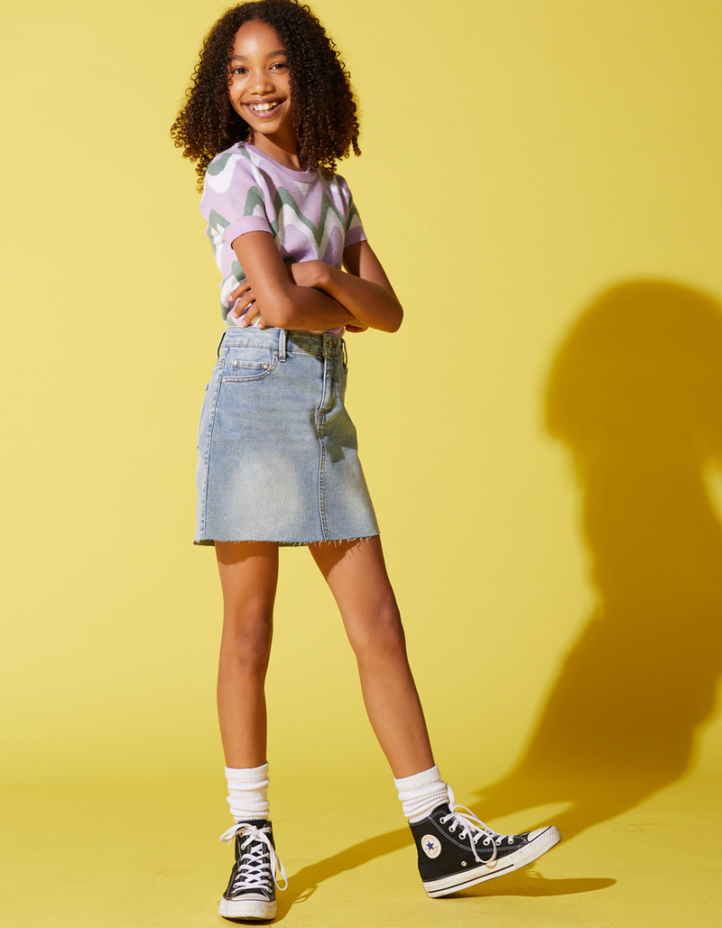 RSQ Girls Denim Mini Skirt image number 0