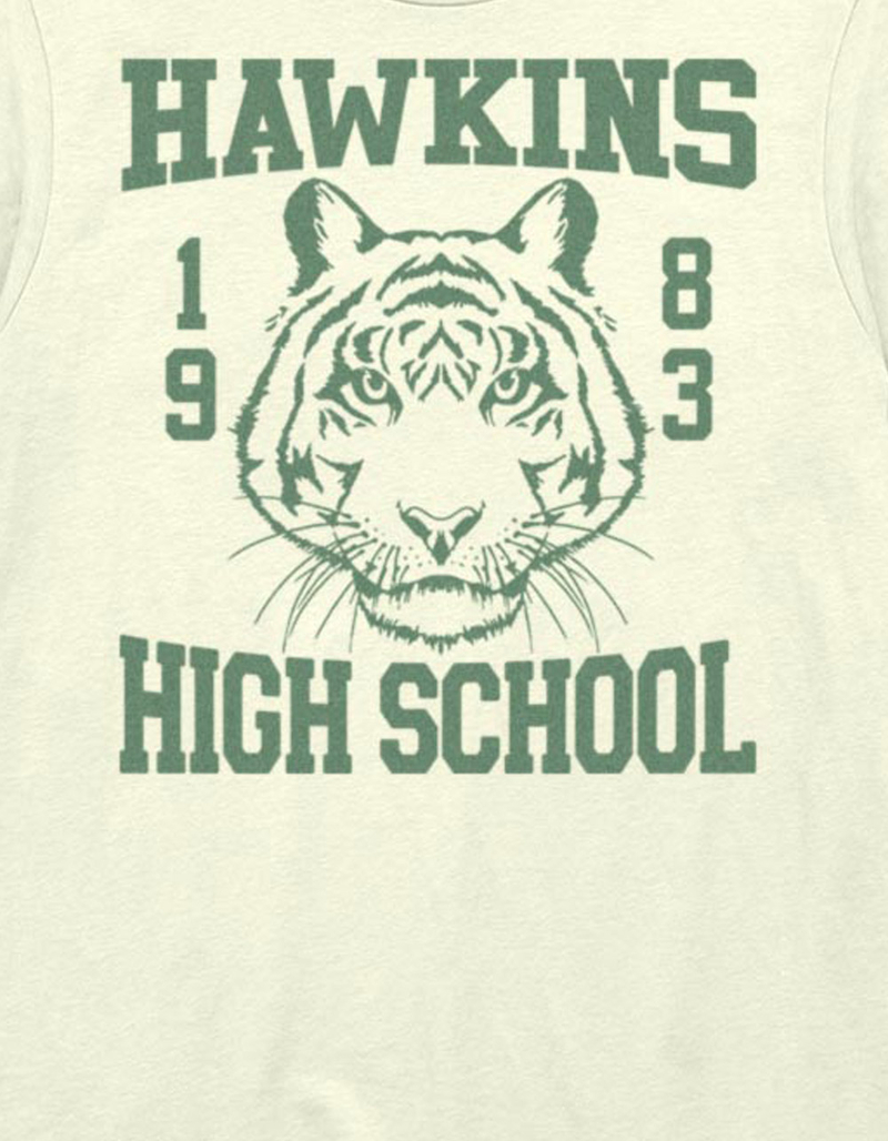 STRANGER THINGS Hawkins High Tiger 1983 Unisex Tee image number 1