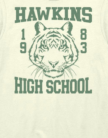 STRANGER THINGS Hawkins High Tiger 1983 Unisex Tee Alternative Image