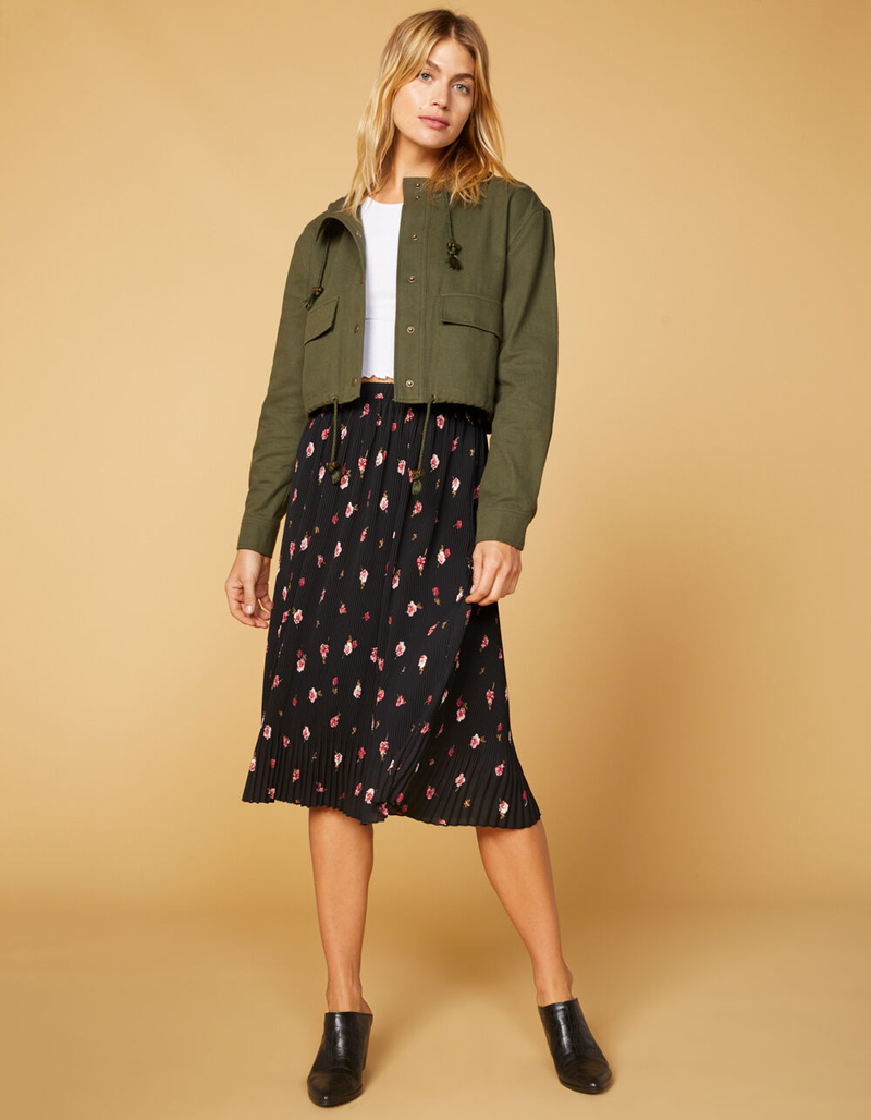 WEST OF MELROSE Cinched It Cropped Womens Jacket image number 3