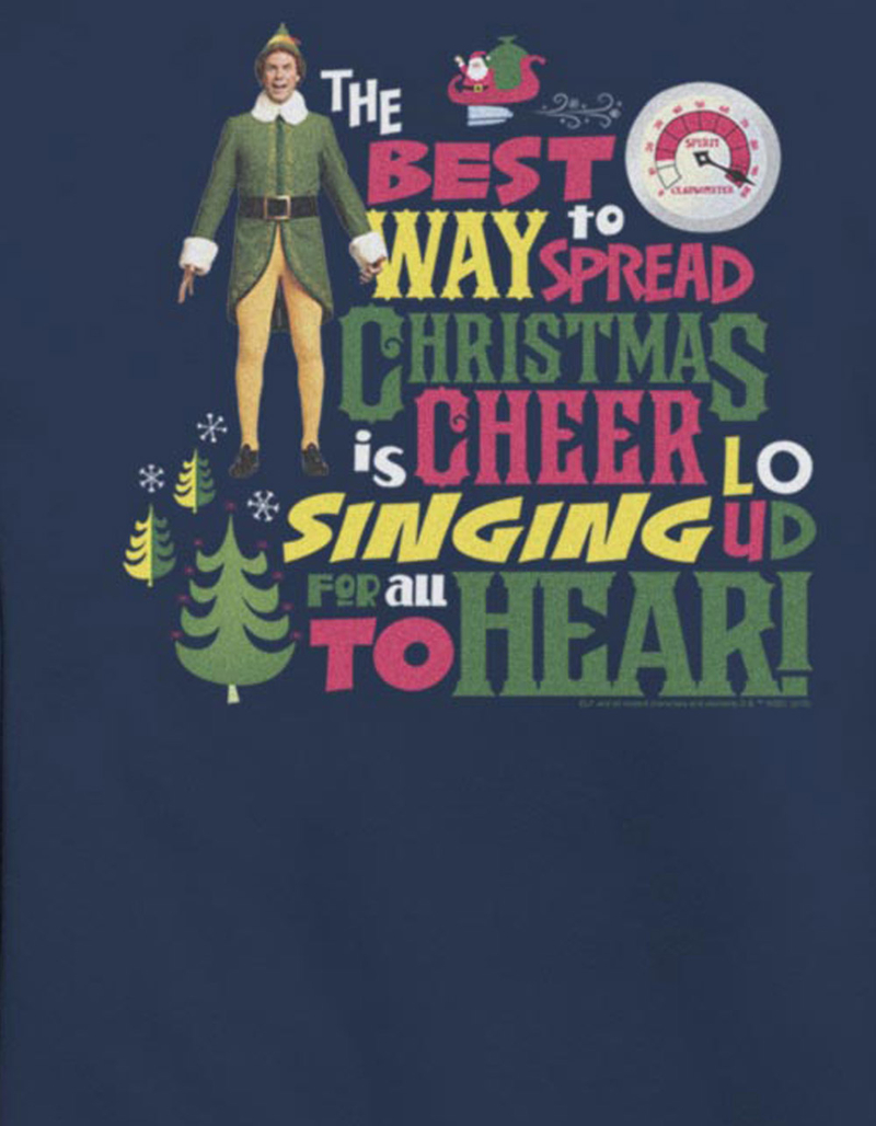 ELF Sing Cheer Unisex Crewneck Sweatshirt image number 1