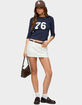 EDIKTED Seventy Six Quarter Sleeve Tee image number 10