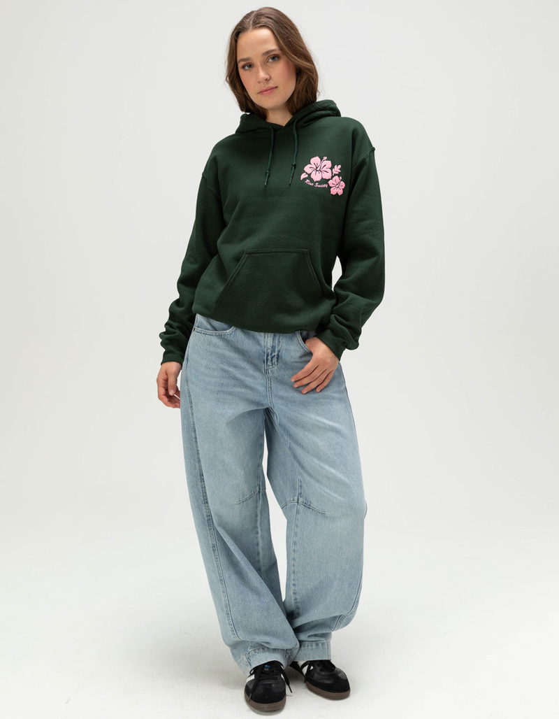 RIOT SOCIETY Hibiscus Womens Hoodie image number 3