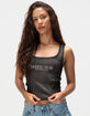 GUESS ORIGINALS Washed Rhinestone Womens Tank Top image number 1