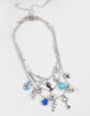 FULL TILT Layered Shell/Flower Multi Charm Necklace image number 2