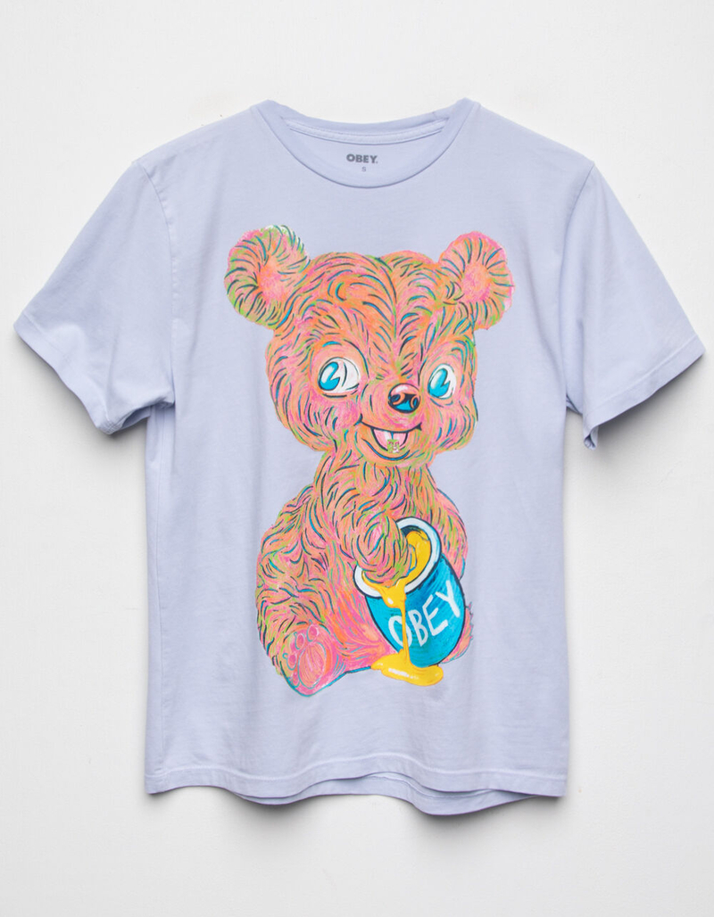 OBEY Honey Bear Oversized Womens Tee image number 3