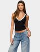 EDIKTED Winney Contrast Lacey Tank Top image number 1