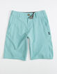 O'NEILL Reserve Heather Boys Turquoise Hybrid Shorts image number 1