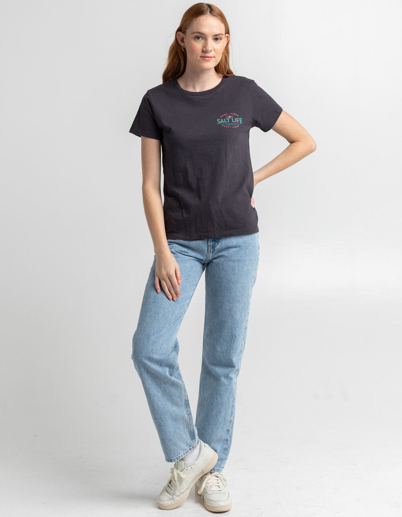 SALT LIFE Salty Vibes Womens Oversized Tee image number 3