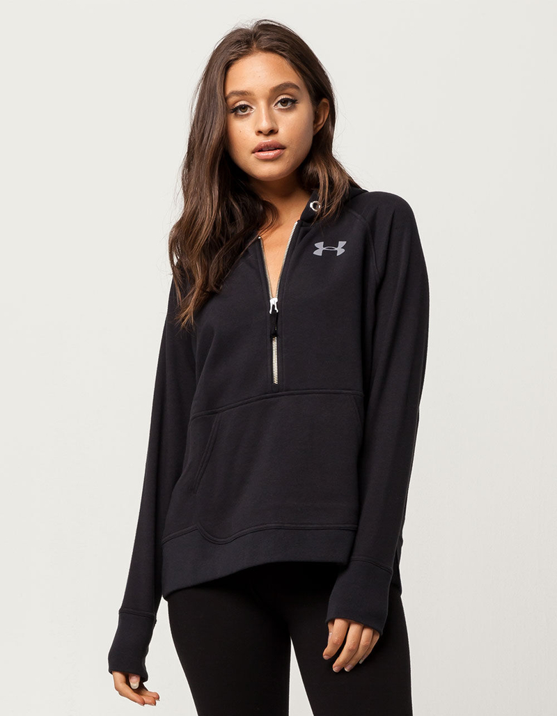 UNDER ARMOUR Half Zip Womens Hoodie image number 0