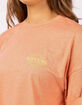 RIP CURL Better Days Heritage Womens Crop Tee image number 5