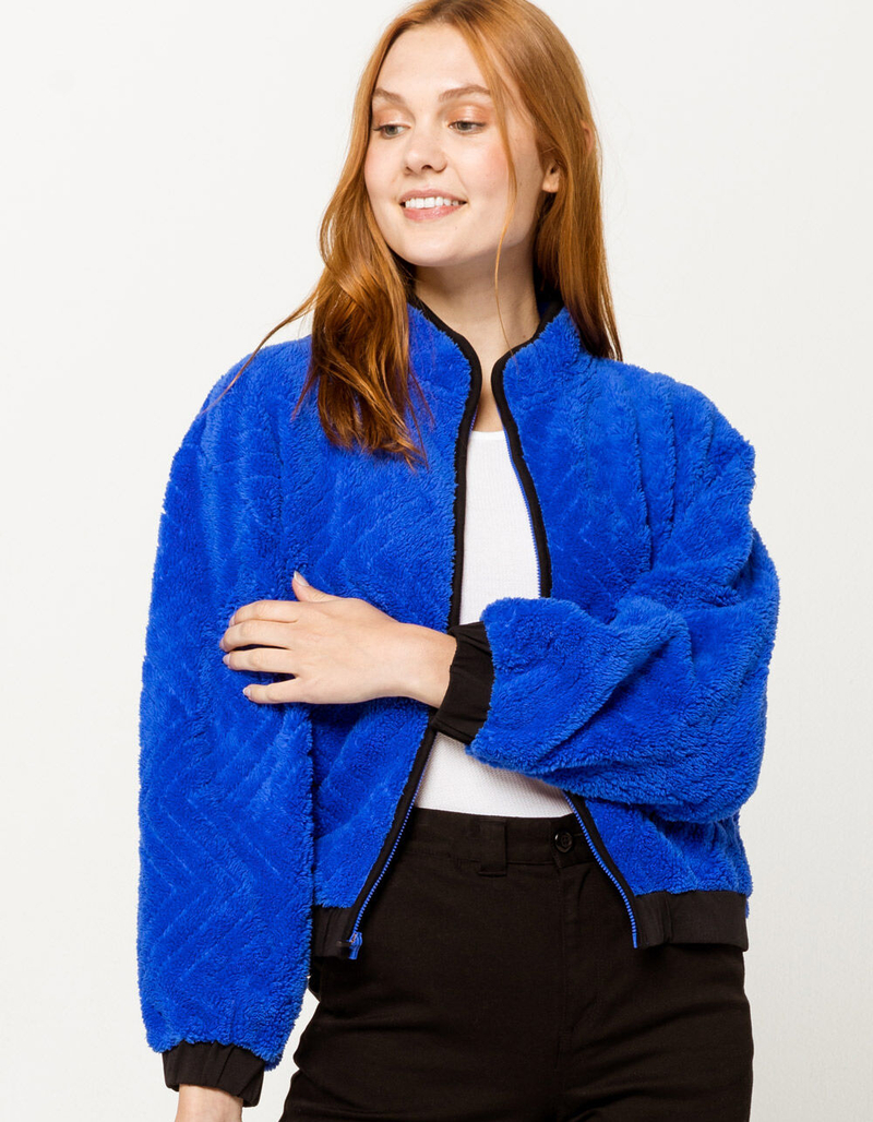 HURLEY Sherpa Blue Womens Jacket image number 0