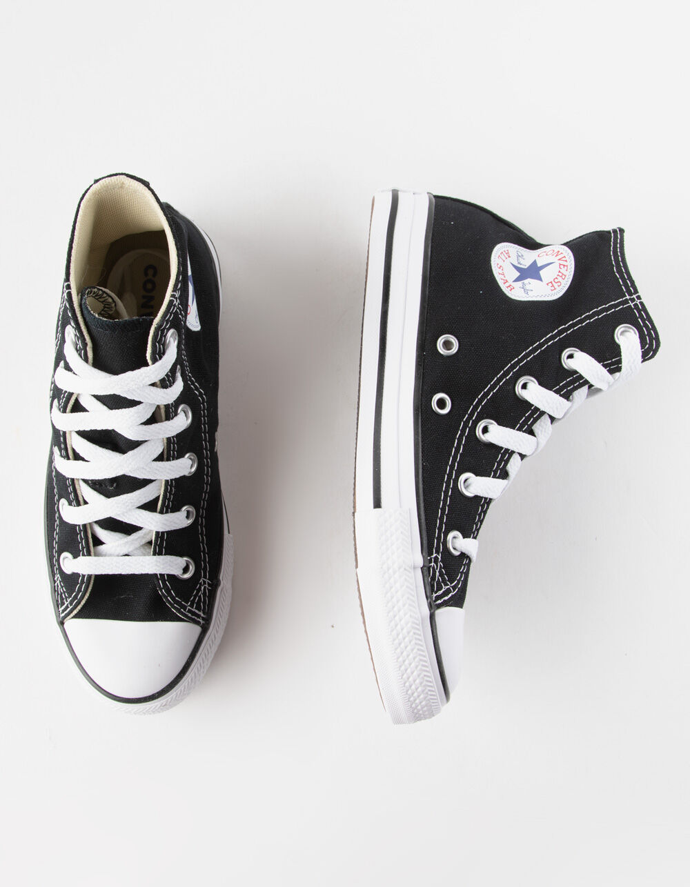 CONVERSE Chuck Taylor All Star High Top Kids Shoes - BLK/WHT