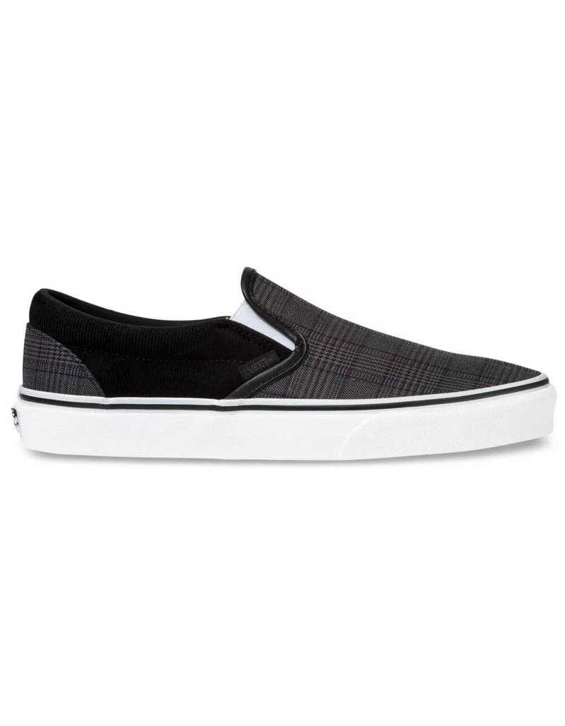 VANS Suiting Black & True White Slip-On Shoes image number 0