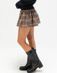 IETS FRANS Heritage Check Kilt Womens Mini Skirt image number 3