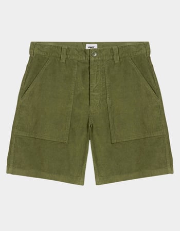 OBEY Reed Mens Corduroy Utility Shorts Primary Image