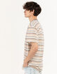 RSQ Mens Oversized Striped Tee image number 4
