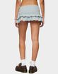 EDIKTED Avia Ruffle Striped Mini Skort image number 3