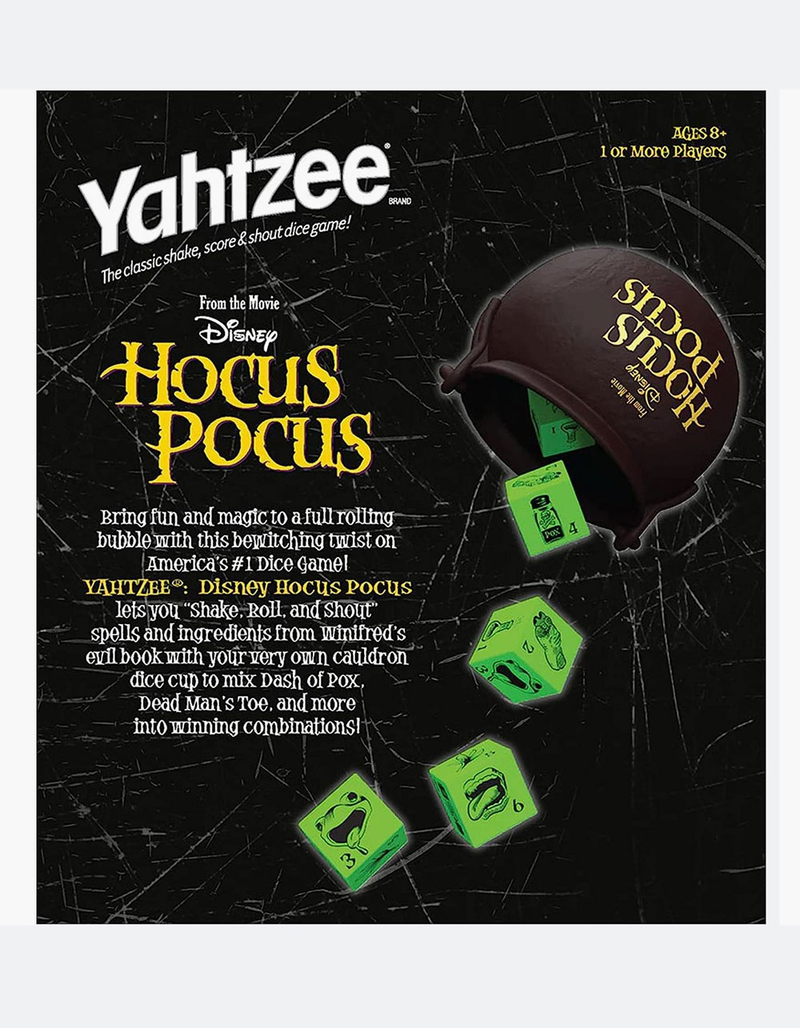 USAOPOLY x Disney Hocus Pocus Yahtzee Game image number 2