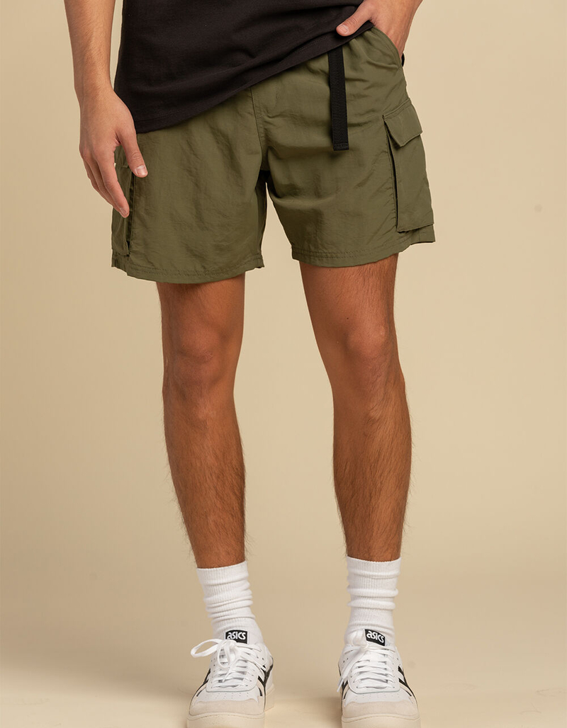 RSQ Mens Nylon Utility Shorts image number 1