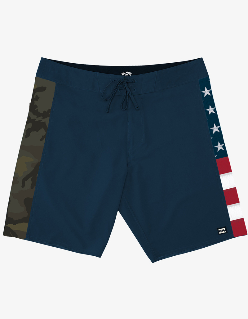 BILLABONG Stars Stripes D Bah Pro Mens 19" Boardshorts image number 0