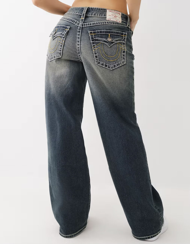 TRUE RELIGION Bobbi Big T Womens Baggy Jeans image number 3