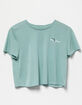 FLO GROWN GR8 ST8 Womens Crop Tee image number 5