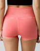 FREE PEOPLE FP Movement Good Karma Womens Coral Running Shorts image number 3