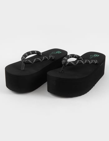 BC FOOTWEAR by Seychelles Pretty Penny Womens Platform Sandals Alternative Image