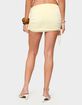 EDIKTED Caspia Drawstring Mini Skirt image number 3
