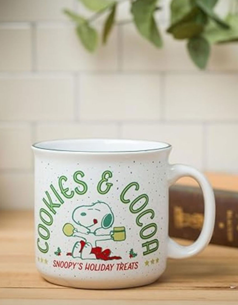 PEANUTS Snoopy Cookies & Cocoa 20 oz Ceramic Mug image number 2