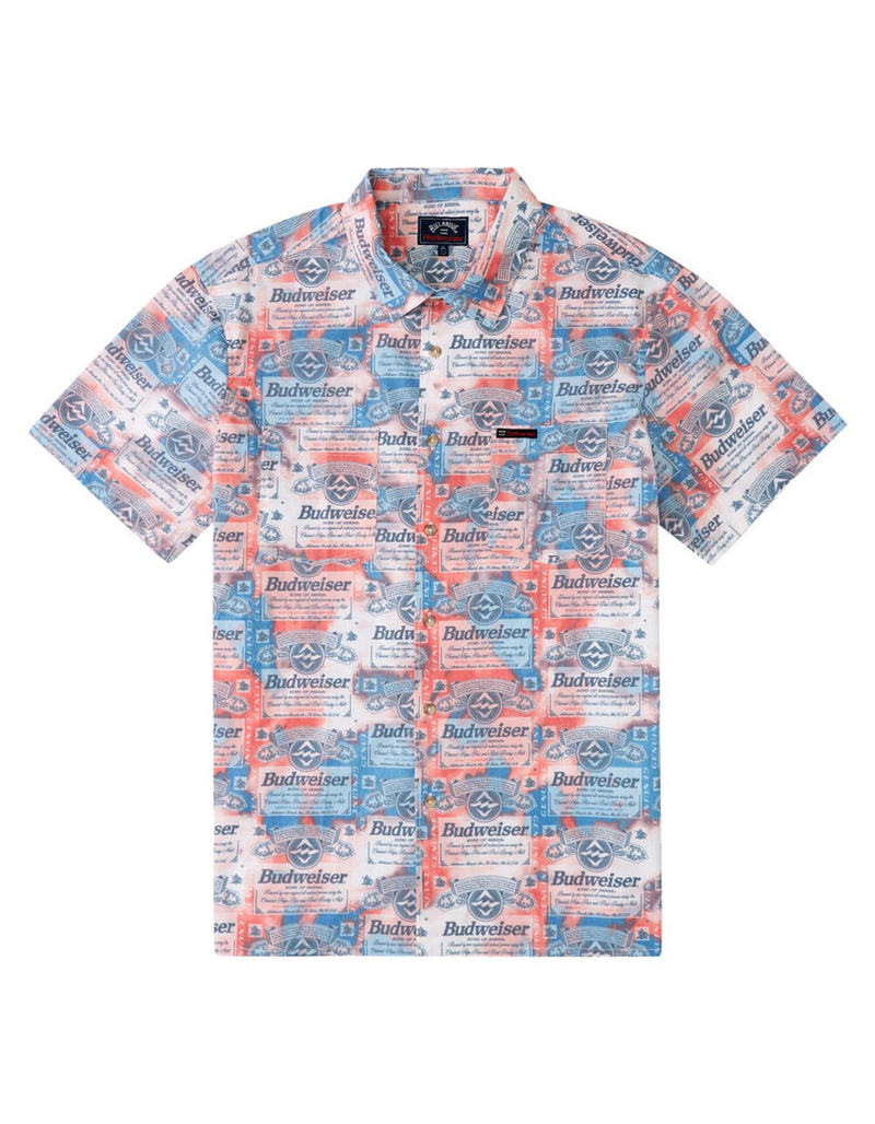 BILLABONG x Budweiser Insignia Mens Button Up Shirt image number 5