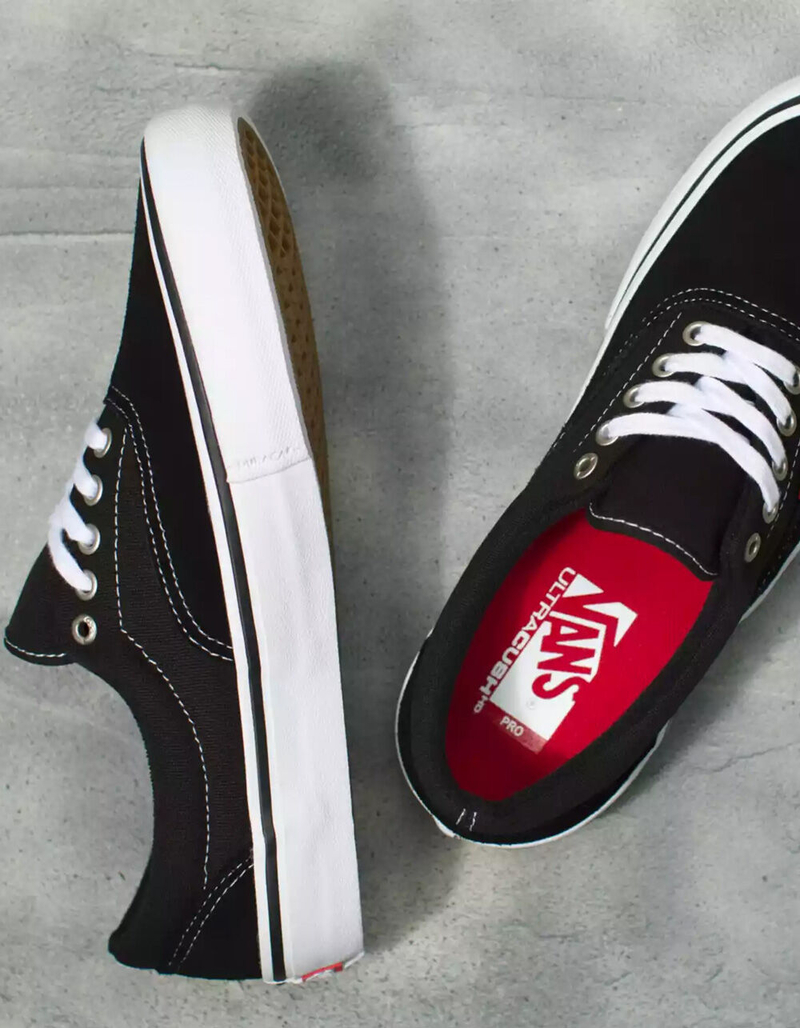 VANS Era Pro Mens Black & White Shoes image number 2