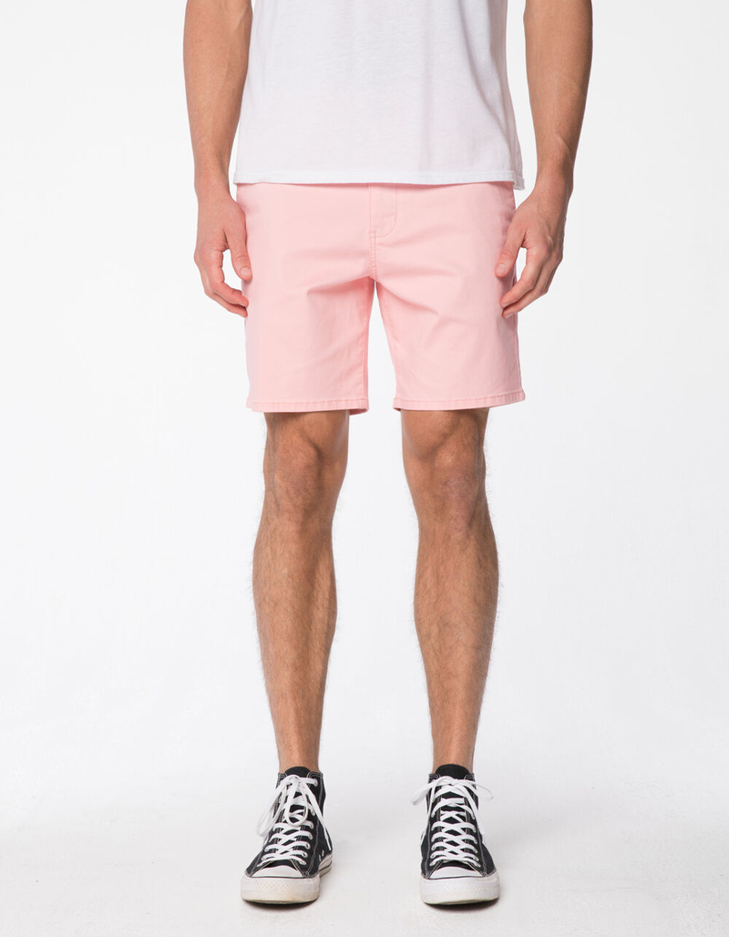 RSQ Short Mens Light Pink Chino Shorts image number 1