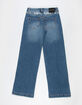 VON DUTCH Low Rise Stripe Girls Wide Leg Jeans image number 2