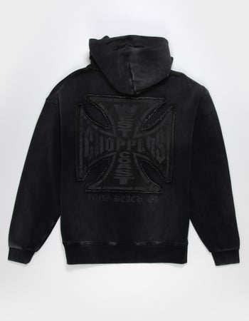 WEST COAST CHOPPERS Ghost Fray Mens Hoodie  Primary Image