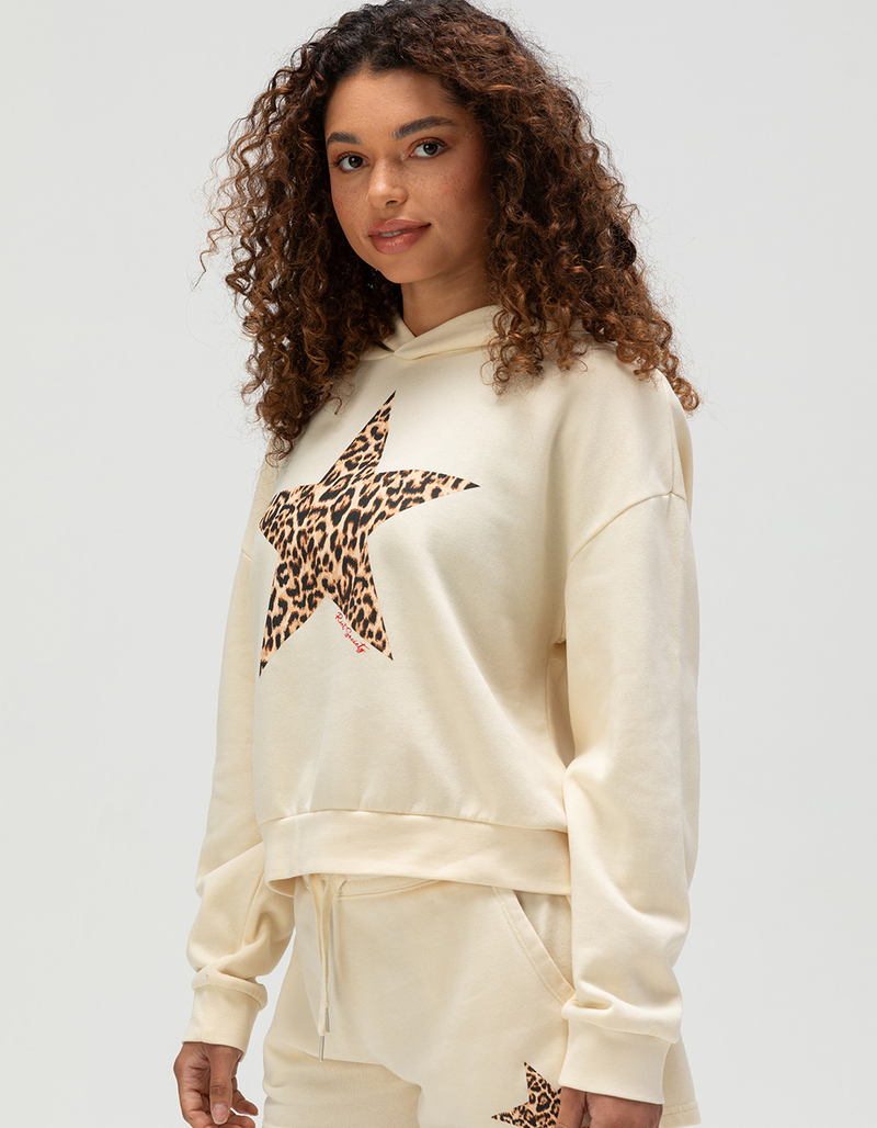 RIOT SOCIETY Leopard Star Womens Hoodie image number 1