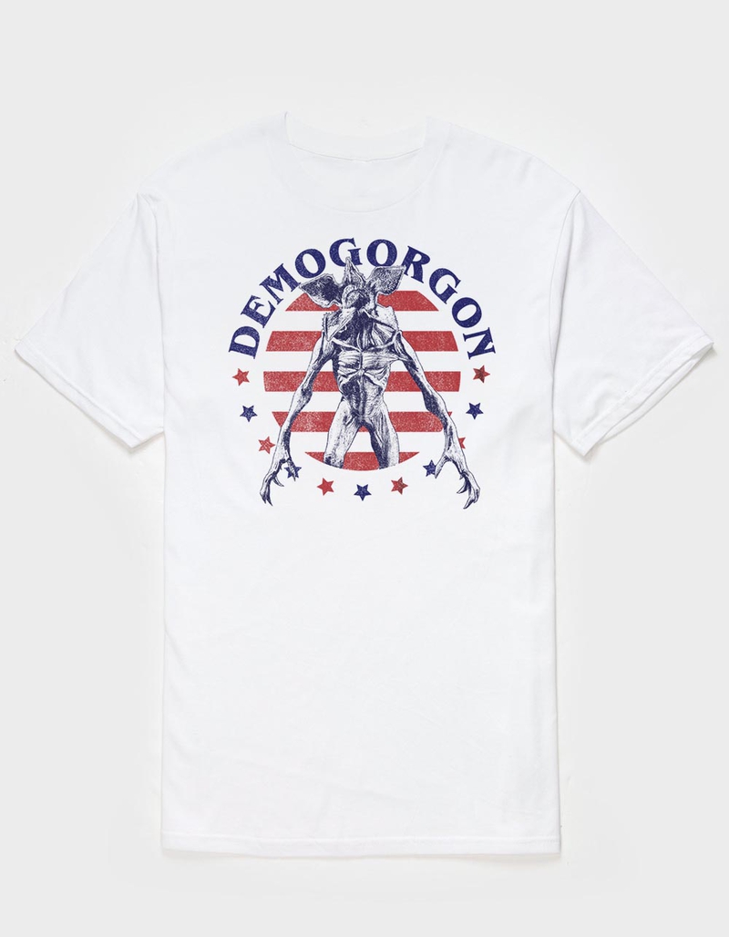 STRANGER THINGS Demogorgon Stripes Unisex Tee image number 0