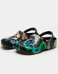 CROCS Classic Black Tie Dye Clogs image number 1