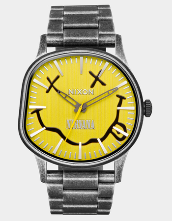 NIXON x Nirvana Wobble Sentry Stainless Steel Watch Primary Image