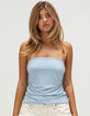 TILLYS Butter Soft Side Slit Womens Tube Top image number 1