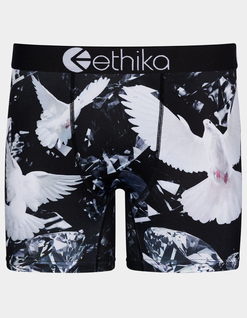 ETHIKA Dove Diamond Staple Mens Mid Boxer Briefs image number 0