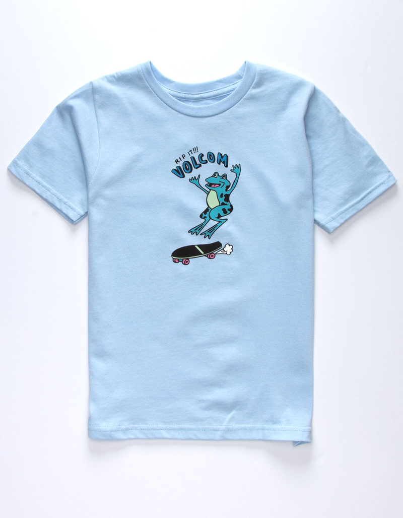 VOLCOM Rip It Little Boys Light Blue T-Shirt (4-7) image number 0