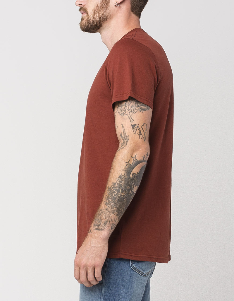 BLUE CROWN Solid Mens T-Shirt image number 2