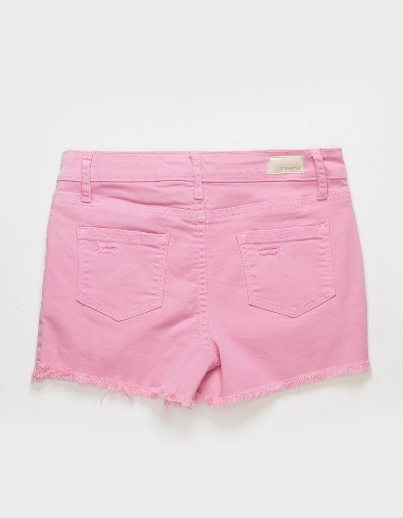 RSQ Girls Vintage High Rise Destruct Shorts image number 1