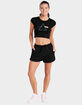 PINK FLOYD Dark Side Prism Womens Cropped Baby Tee image number 2