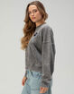 RSQ Womens 8 Ball Crewneck Sweatshirt image number 3