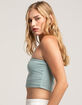 FULL TILT Stripe Cinch Womens Tube Top image number 2