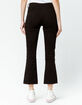 RSQ Sydney Crop Black Womens Flare Jeans image number 4